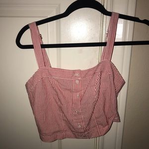 brandy melville red tank top